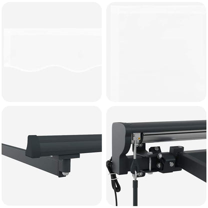 Tenda Retrattile Bianco 400x300 cm Tessuto