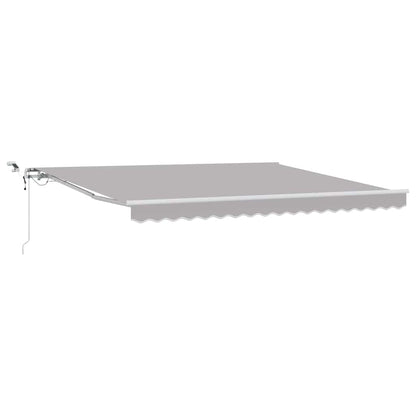Tenda retrattile Grigio Chiaro 400 × 300 cm Poliestere | homemem39