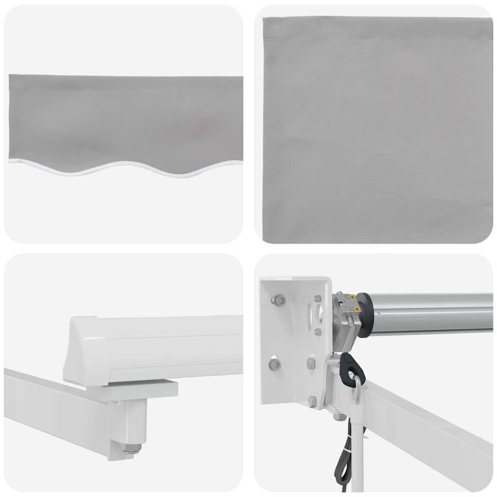 Tenda retrattile Grigio Chiaro 400 × 300 cm | homemem39