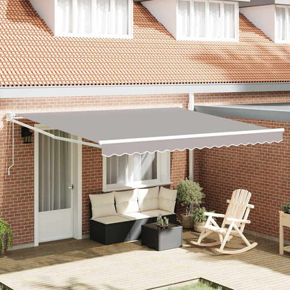 Tenda retrattile Grigio Chiaro 400 × 300 cm | homemem39