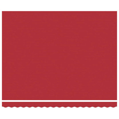 Tenda retrattile Rosso 400 × 300 cm Tessuto e Alluminio | homemem39