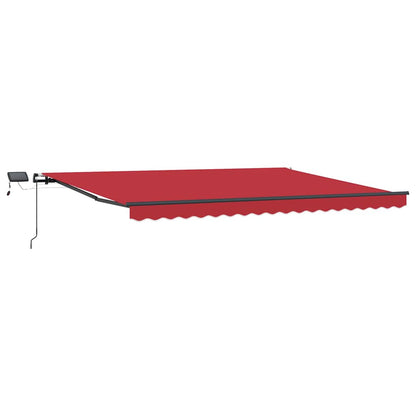 Tenda Retrattile Rosso 400 ×300 cm Tessuto - homemem39