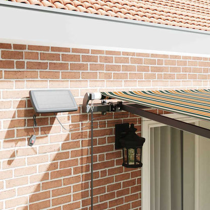 Tenda Retrattile Verde e giallo 400 ×300 cm Tessuto - homemem39