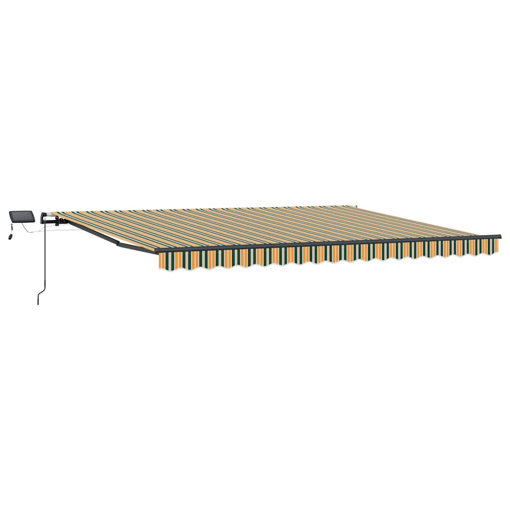 Tenda Retrattile Verde e giallo 400 ×300 cm Tessuto - homemem39