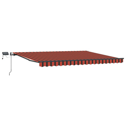 Tenda Retrattile arancione e marrone 400 ×350 cm Tessuto