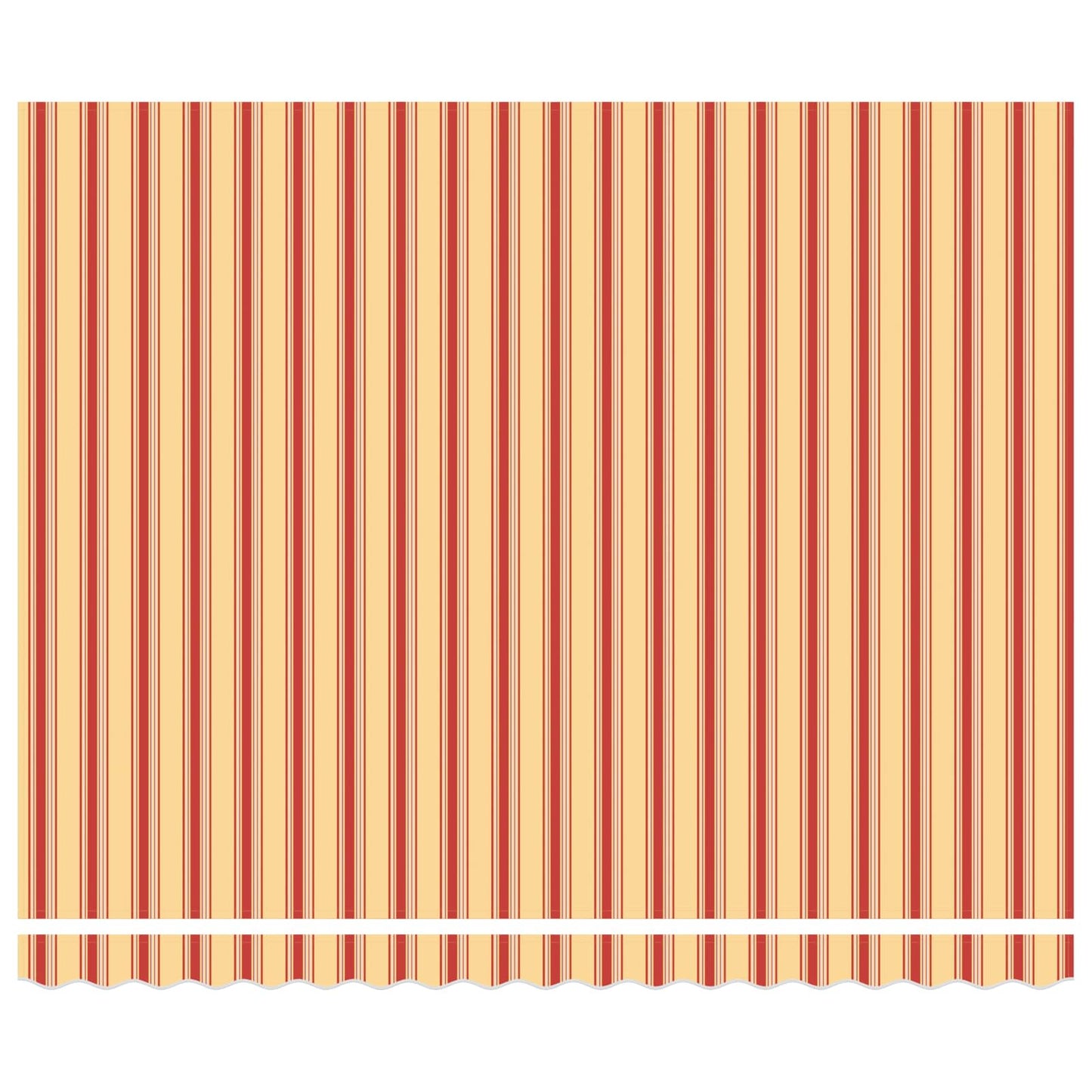 Tenda retrattile Giallo e Arancione 400 × 350 cm Poliestere | homemem39
