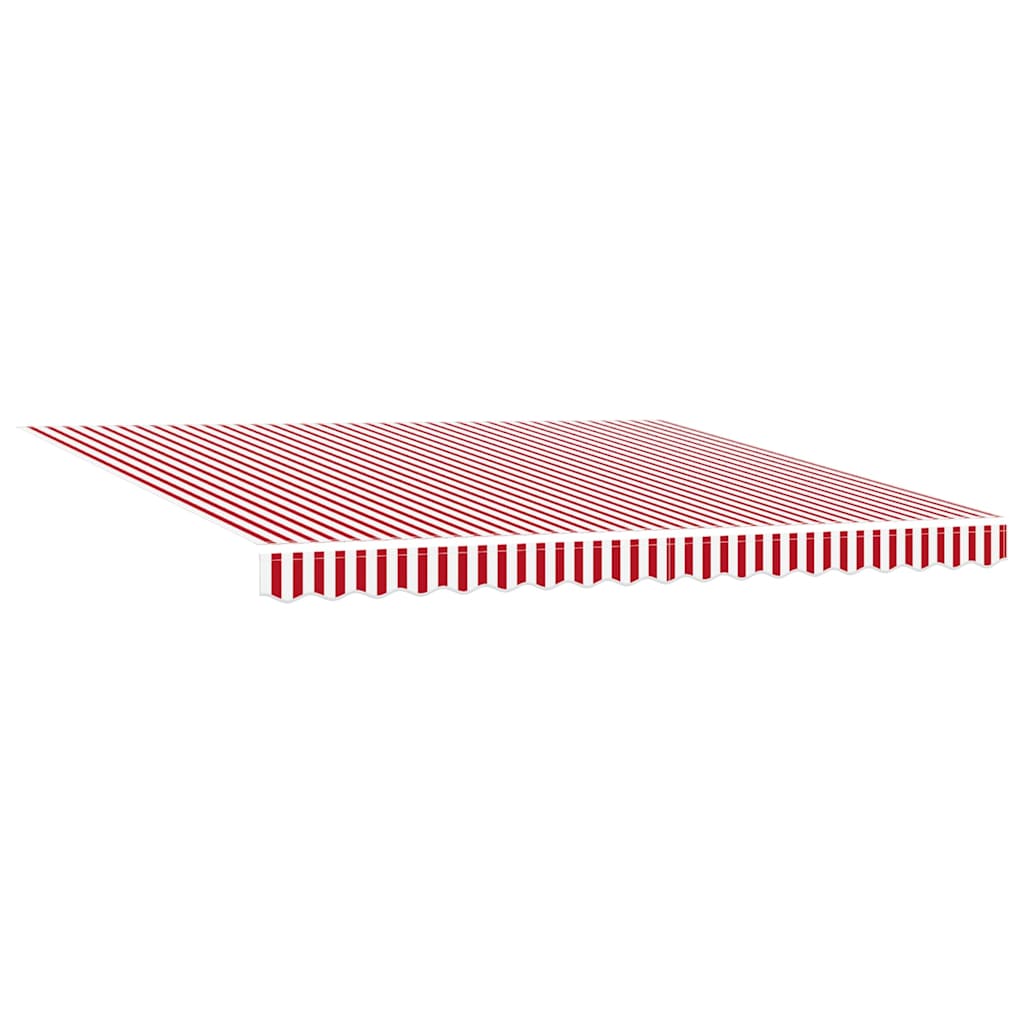 Tenda retrattile Rosso e Bianco 400 × 350 cm | homemem39