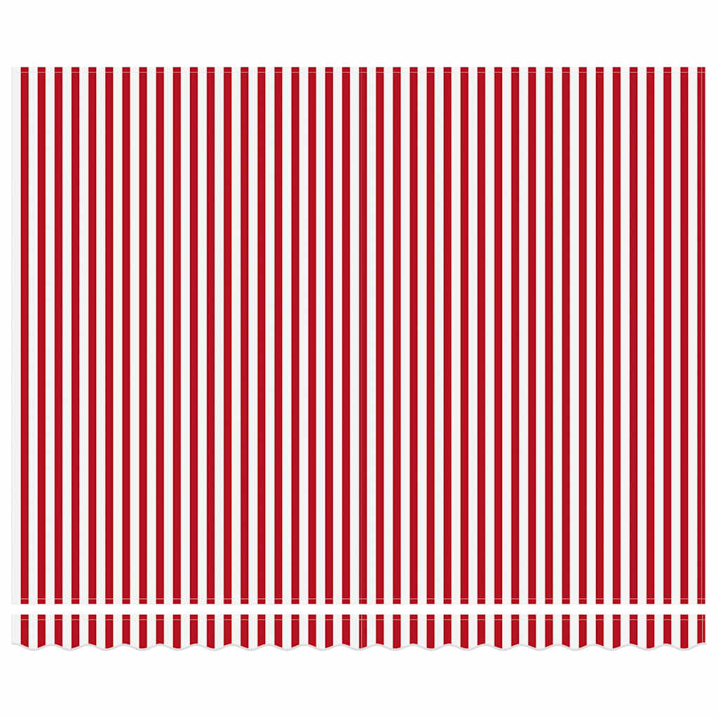 Tenda retrattile Rosso e Bianco 400 × 300 cm | homemem39