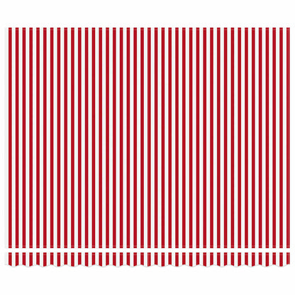 Tenda retrattile Rosso e Bianco 400 × 300 cm | homemem39