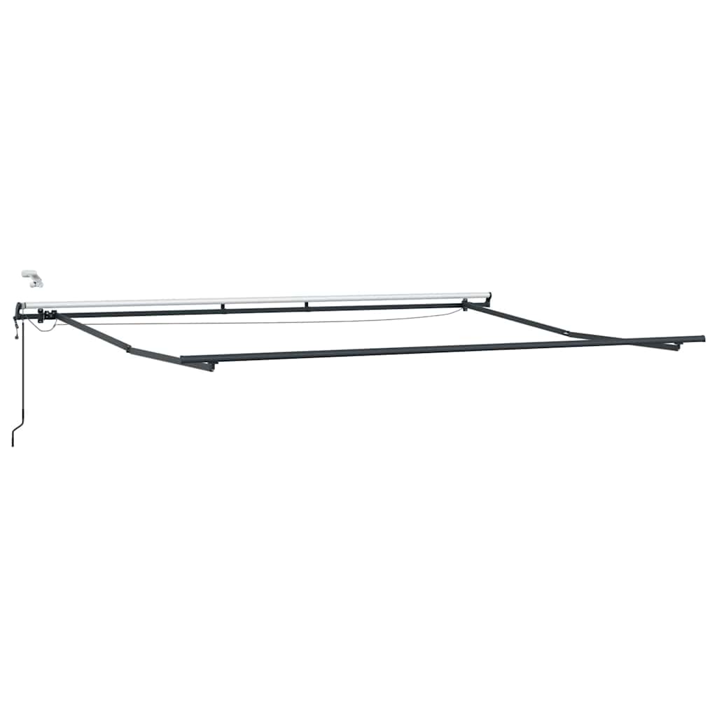 Tenda retrattile Rosso e Bianco 400 × 350 cm Poliestere | homemem39