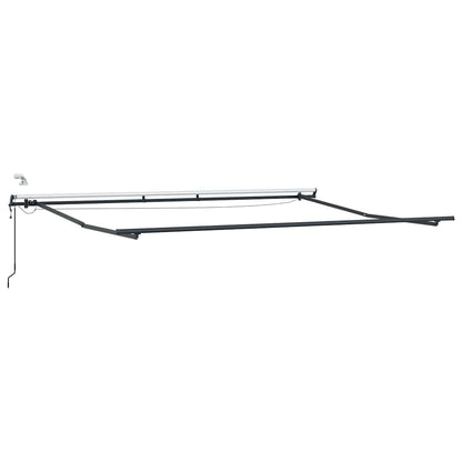 Tenda retrattile Rosso e Bianco 400 × 350 cm Poliestere | homemem39
