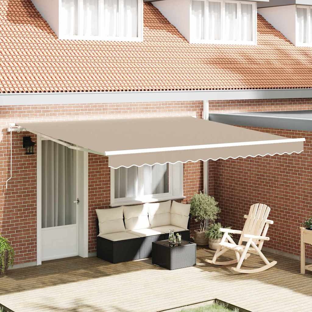 Tenda retrattile Beige 400 x 350 x 165 cm | homemem39
