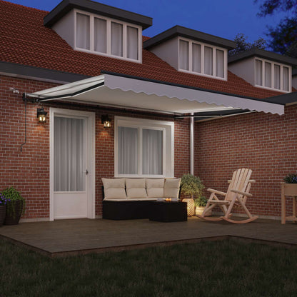 Tessuto per Tenda con Bianco 400 × 350 cm Poliestere