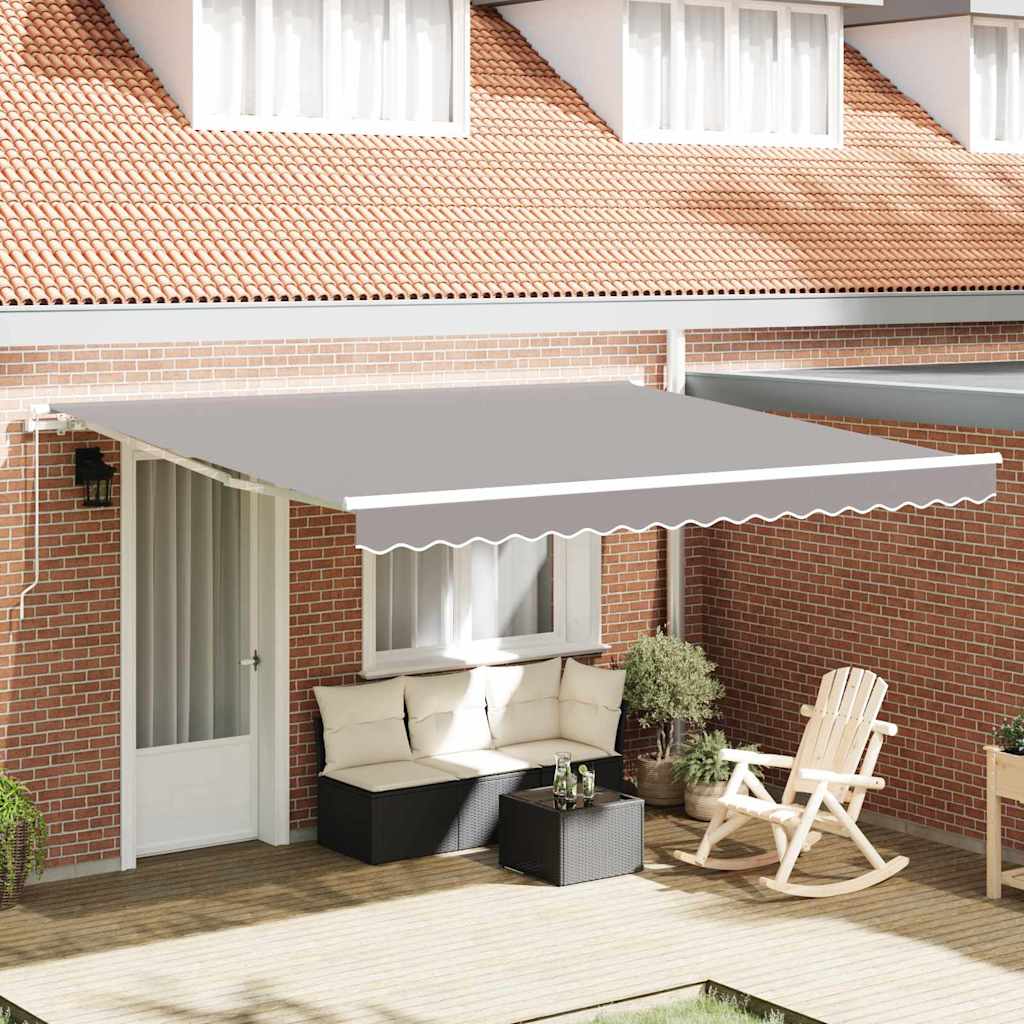 Tenda retrattile Grigio chiaro 400 x 350 x 165 cm | homemem39