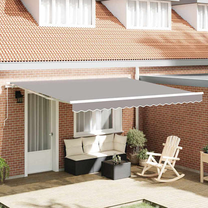 Tenda retrattile Grigio chiaro 400 x 350 x 165 cm | homemem39