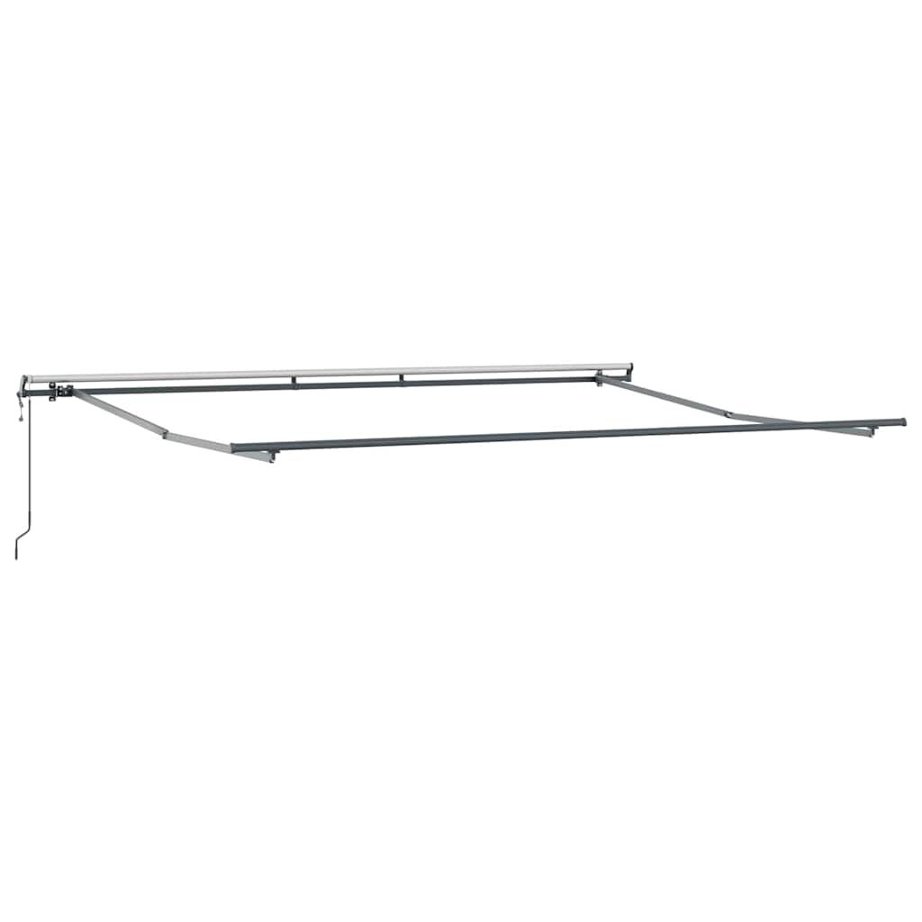 Tenda retrattile Grigio Chiaro 400 × 350 cm Tessuto e Alluminio | homemem39