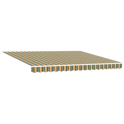 Tettuccio Elettrico Retrattile Verde e Bianco 400 × 350 cm | homemem39