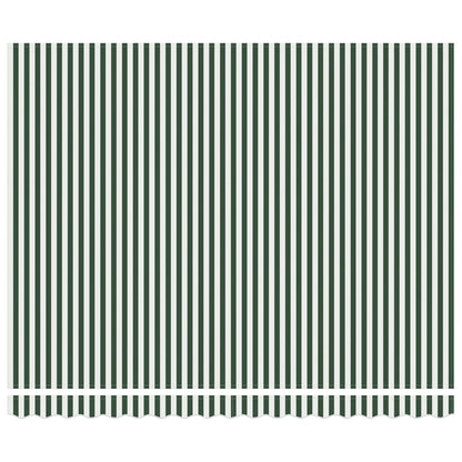 Tenda Retrattile Verde e Bianco 400 × 350 cm | homemem39