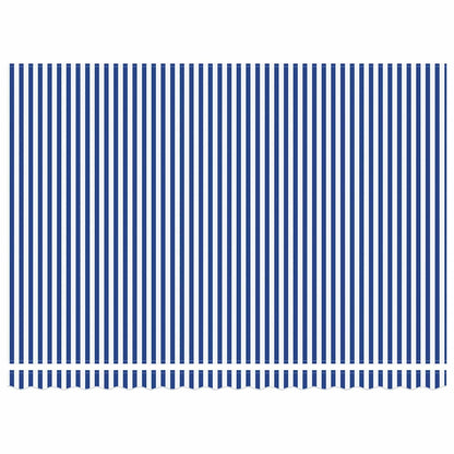 Tenda Retrattile Blu e Bianco 450x300 cm Tessuto