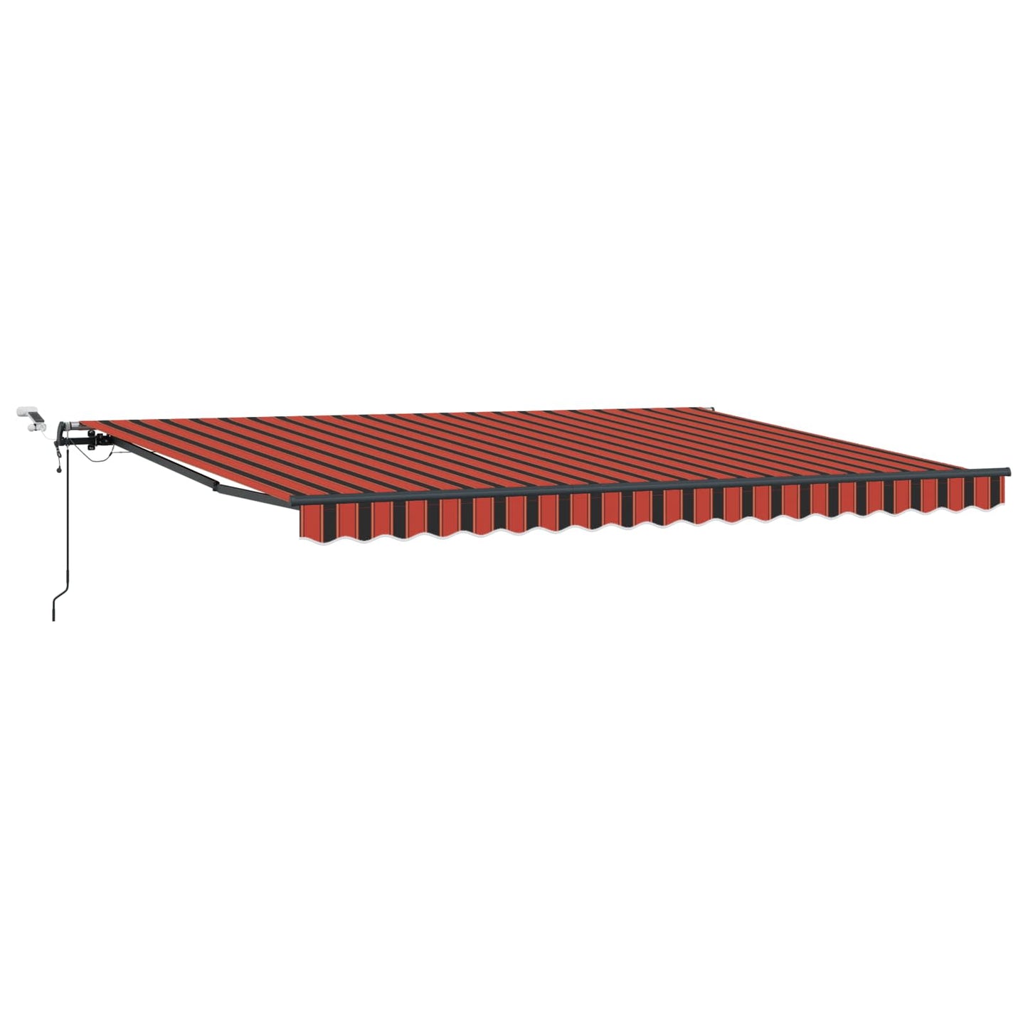 Tessuto per Tenda arancione e marrone 450 × 300 cm Poliestere | homemem39