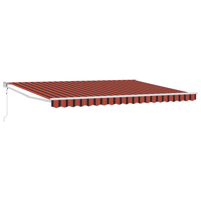 Tenda da Sole Arancione e Marrone 450 x 300 x 165 cm | homemem39