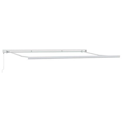 Tenda Retrattile Rosso e Nero 450 × 300 cm Tessuto e Metallo | homemem39