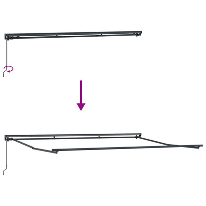 Struttura della tenda Borgogna 450 × 300 cm | homemem39