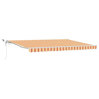 Tenda retrattile Giallo e Arancione 450 × 300 cm Poliestere | homemem39