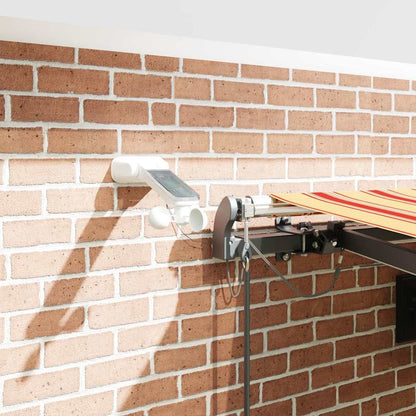 Tenda Retrattile con giallo e arancione 450 × 300 cm Tessuto - homemem39