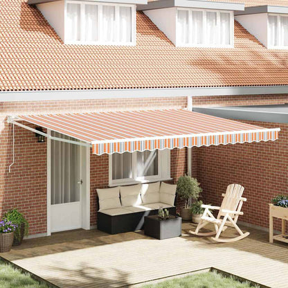 Tenda retrattile Multicolore 450 × 300 cm Poliestere e Metallo | homemem39