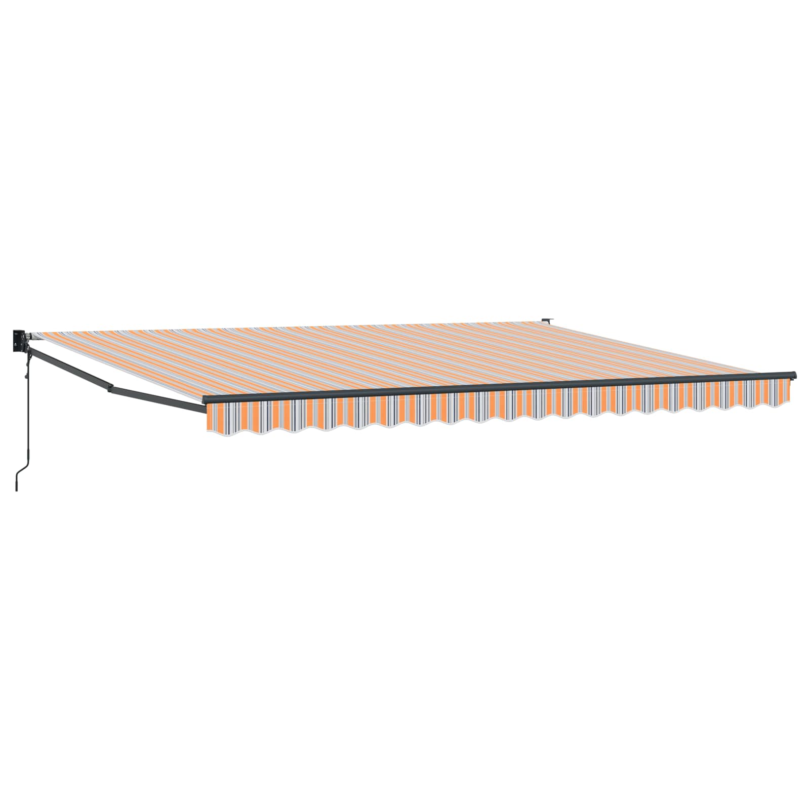 Tenda retrattile Multicolore 450 × 300 cm Poliestere e Metallo | homemem39