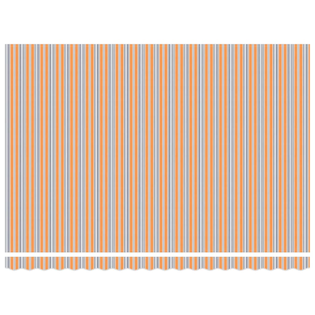 Tenda Retrattile Striscia Multicolore 450x300 cm Tessuto