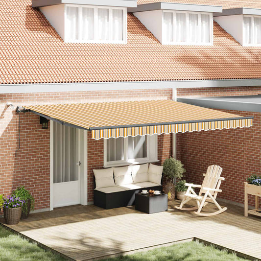 Tenda retrattile Multicolore 450 × 300 cm Poliestere | homemem39