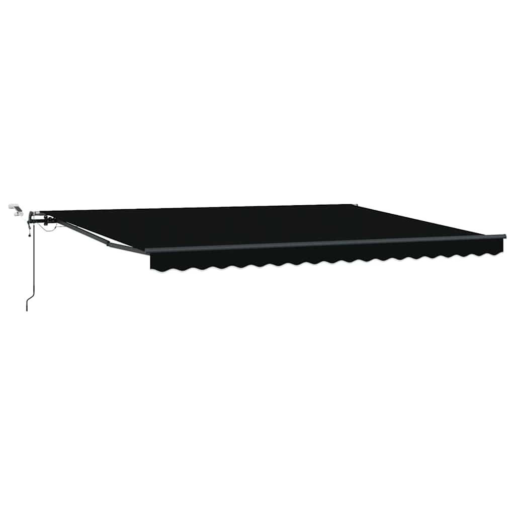 Tenda Retrattile con Nero 450 × 300 cm Tessuto - homemem39