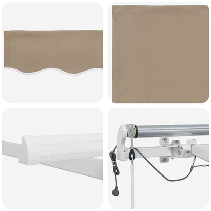 Tenda retrattile Beige 450 × 300 cm Poliestere | homemem39