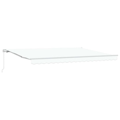 Tenda retrattile Bianco 450 x 300 x 165 cm | homemem39