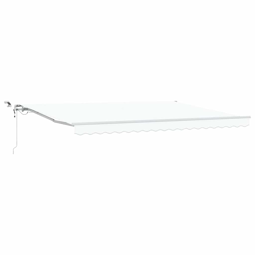 Tenda retrattile Bianco 450 × 300 cm Poliestere | homemem39