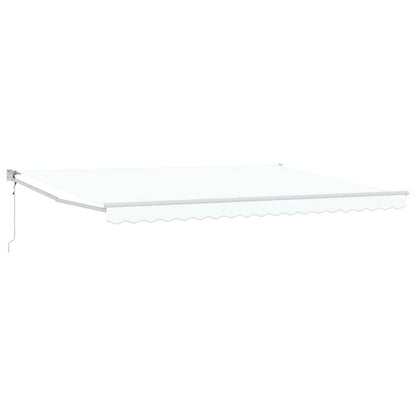 Tenda retrattile Bianco 450 x 300 x 165 cm Poliestere e Metallo | homemem39