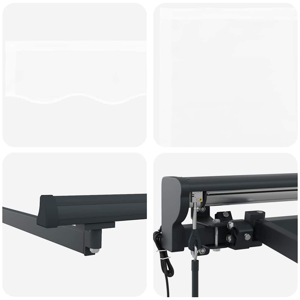 Tenda Retrattile Bianco 450x300 cm Tessuto