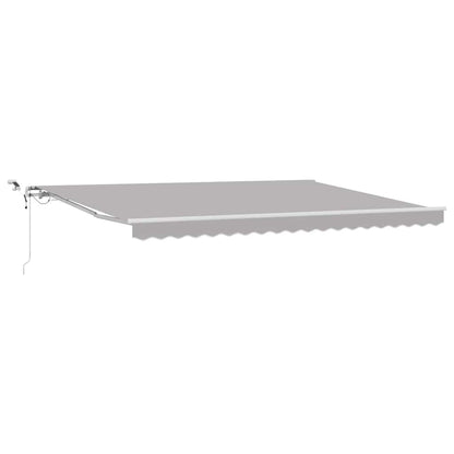 Tenda retrattile Grigio Chiaro 450 × 300 cm Poliestere | homemem39