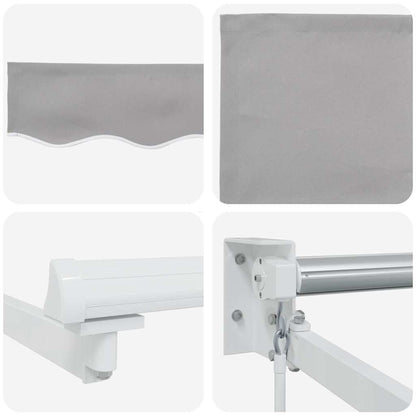 Tenda retrattile Grigio Chiaro 450 x 300 x 165 cm | homemem39
