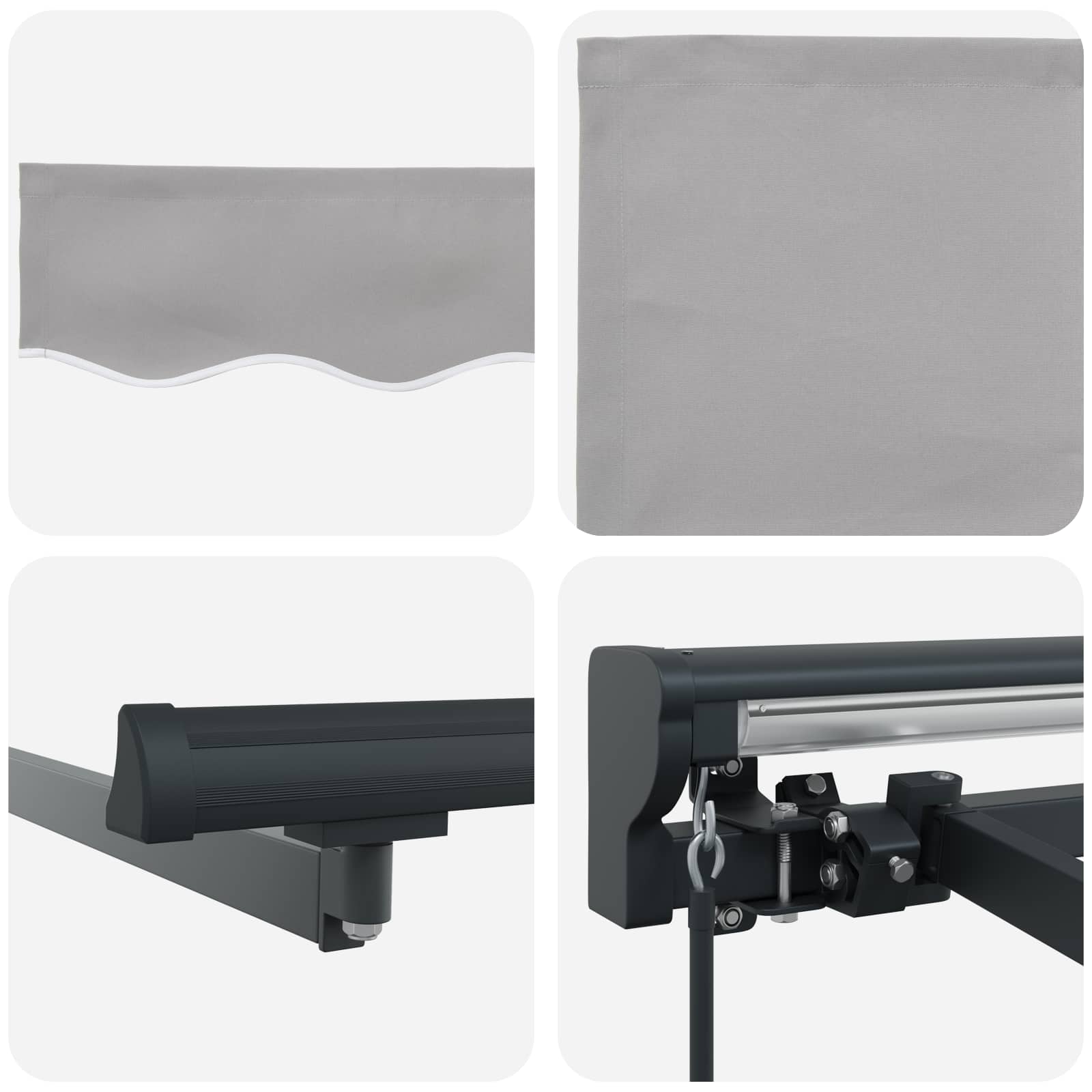 Struttura della tenda Grigio chiaro 450 × 300 cm | homemem39
