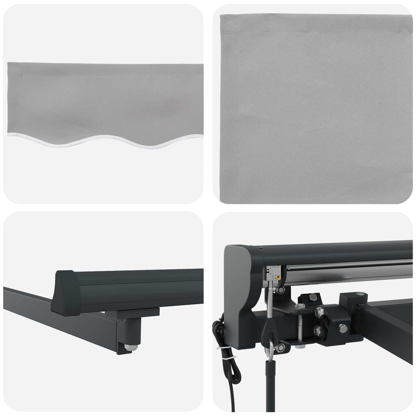 Struttura della tenda Grigio chiaro 450 × 300 cm | homemem39