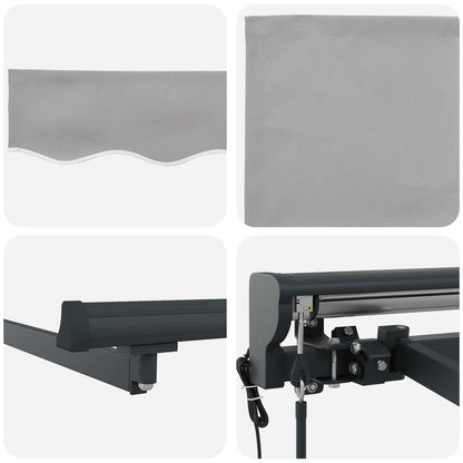 Struttura della tenda Grigio chiaro 450 × 300 cm | homemem39