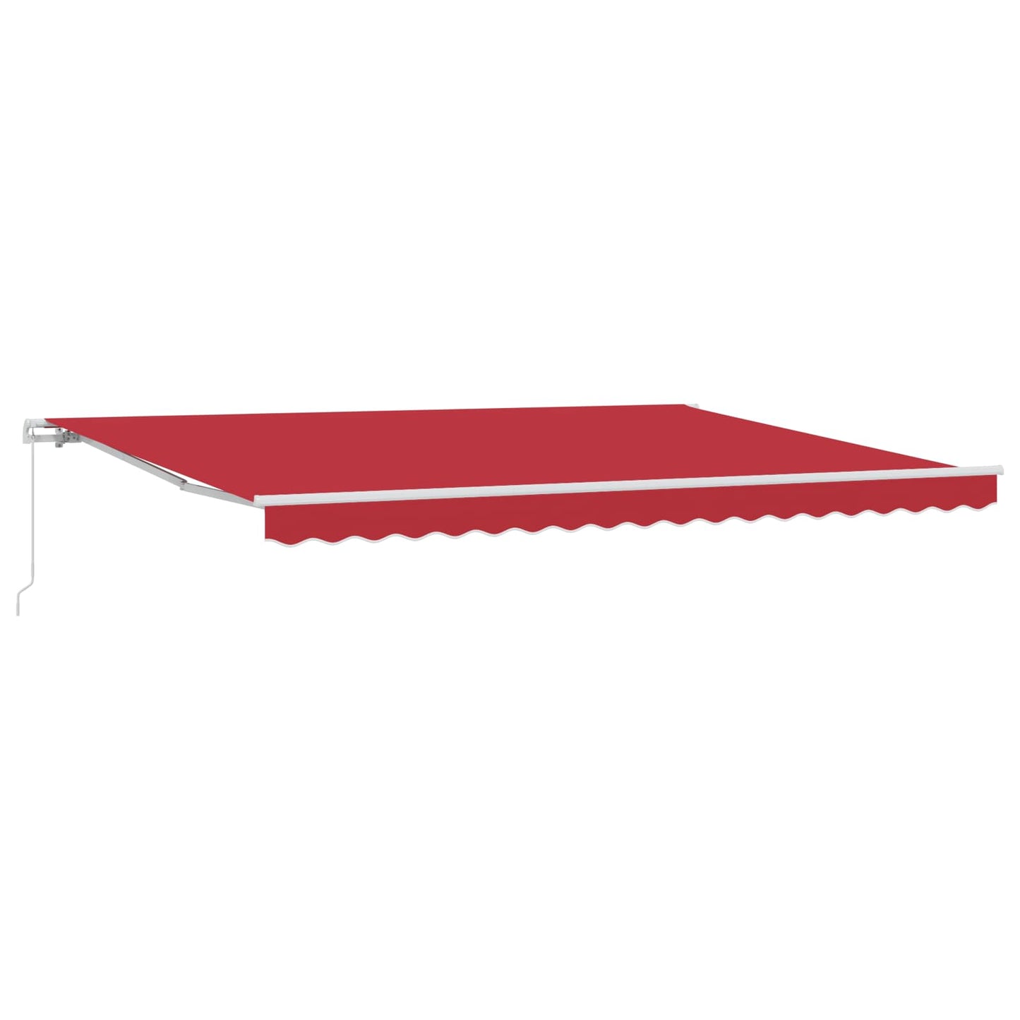 Tenda da Sole Rosso 450 x 300 x 165 cm Poliestere e Metallo