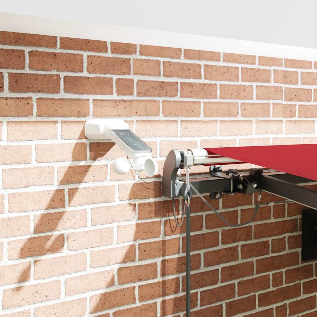 Tenda Retrattile con Rosso 450 × 300 cm Tessuto - homemem39