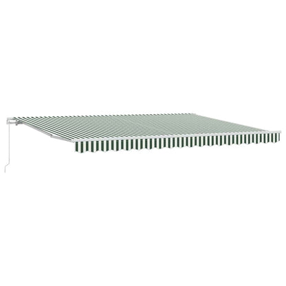 Tenda retrattile Verde e Bianco 450 x 300 x 165 cm | homemem39