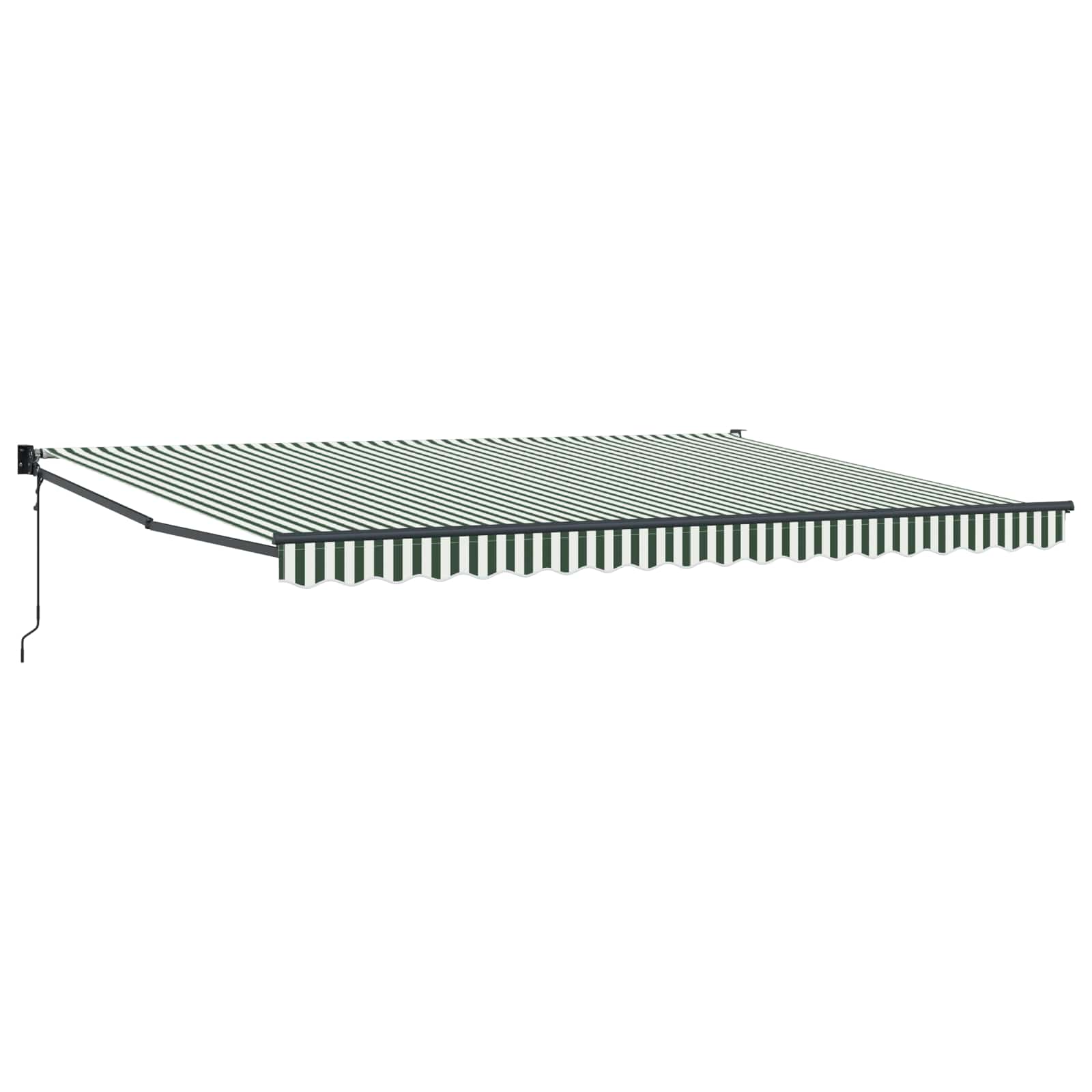 Tenda retrattile Verde e Bianco 450 x 300 x 165 cm | homemem39