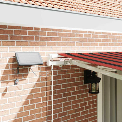 Tenda retrattile arancione e marrone 450 × 350 cm | homemem39