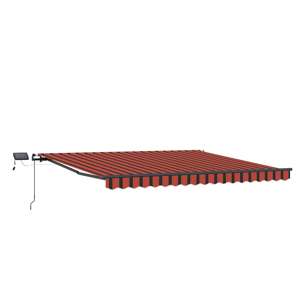 Tenda Retrattile arancione e marrone 450 ×350 cm Tessuto - homemem39